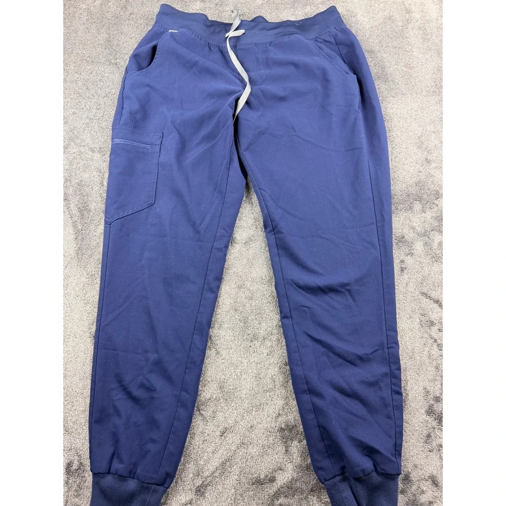 FIGS Technical Collection Navy Blue Scrub Jogger Pants Mens Medium W18SW2005